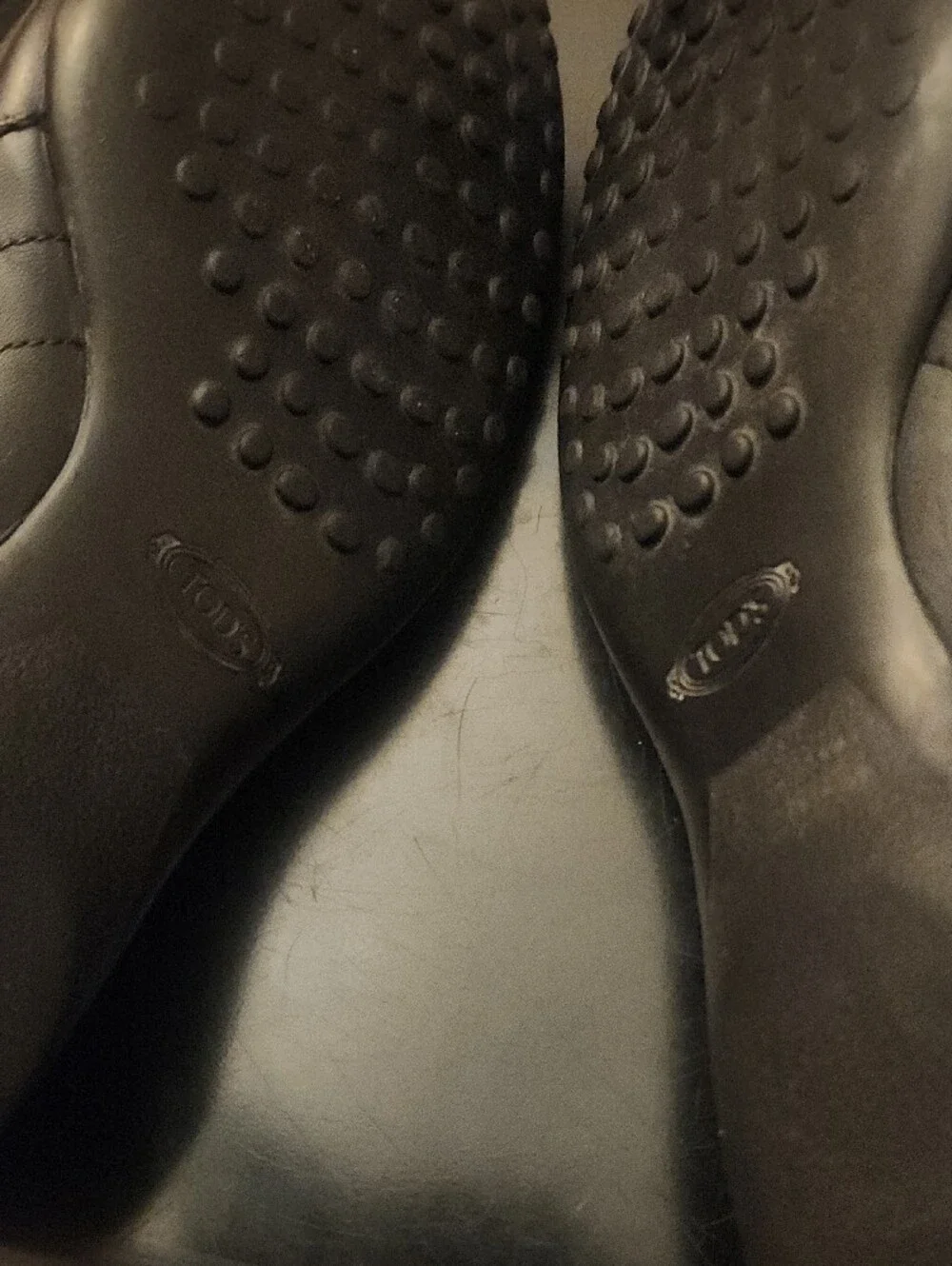 TOD'S Men's Black Leather Lace-Up Shoes